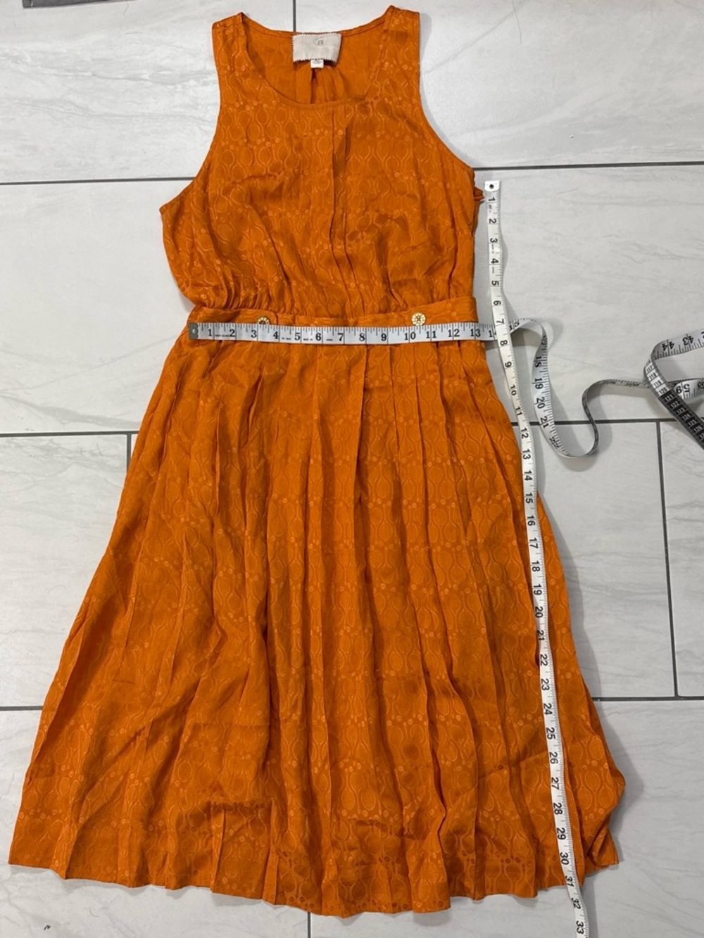EUC Anthropologie silk Grand Slam dress